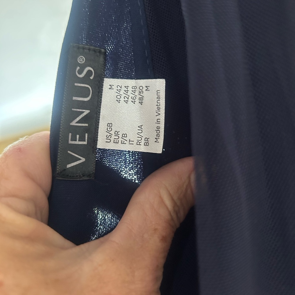 VENUS Navy Dress with Silver Highlights cocktail Dress - Picture 7 of 7